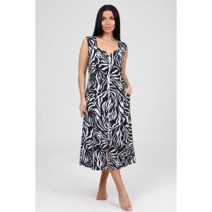 Сарафан женский СК-563 кулирка (р-ры: 48-62) зебра