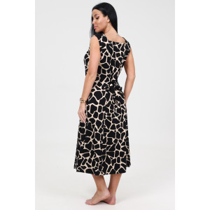 Сарафан женский СК-563 кулирка (р-ры: 48-62) жираф