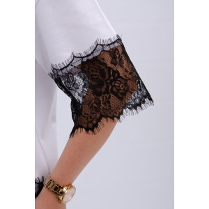 Футболка женская "Жизель" кулирка с лайкрой (р-ры: 46-60) белый