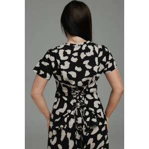 Костюм двойка женский "Очарование" кулирка (р-ры: 48-58) черный