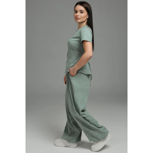 Костюм двойка женский "Очарование" кулирка (р-ры: 48-58) хаки варенка