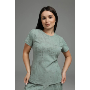 Костюм двойка женский "Очарование" кулирка (р-ры: 48-58) хаки варенка