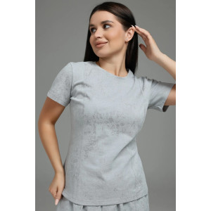 Костюм двойка женский "Очарование" кулирка (р-ры: 48-58) серый варенка