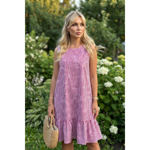 Платье женское "Скарлет" кулирка (р-ры: 46-56) малина