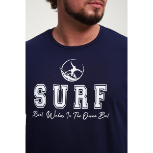 Костюм двойка мужской №252 кулирка (р-ры: 50-60) синий