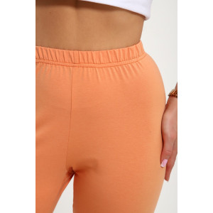 Велосипедки женские №168.6 кулирка с лайкрой (р-ры: 48-58) оранжевый