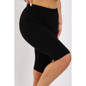 Велосипедки женские №168.5 кулирка с лайкрой (р-ры: 48-58) черный