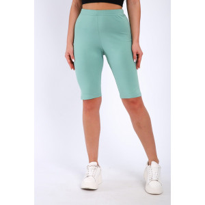 Велосипедки женские №168.3 кулирка с лайкрой (р-ры: 48-58) зеленый