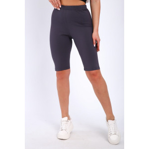 Велосипедки женские №168.2 кулирка с лайкрой (р-ры: 48-58) серый