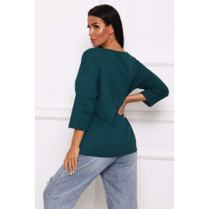 Туника женская №29547 кулирка (р-ры: 50-60) изумруд
