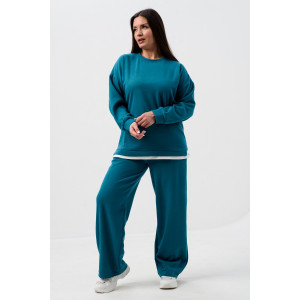 Костюм двойка женский №52364 канада (р-ры: 48-58) зеленый