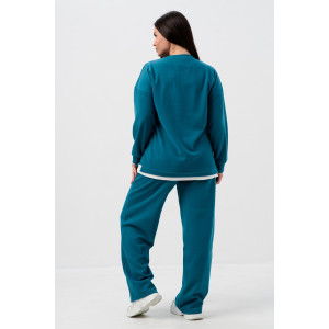 Костюм двойка женский №52364 канада (р-ры: 48-58) зеленый