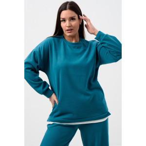 Костюм двойка женский №52364 канада (р-ры: 48-58) зеленый