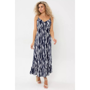 Сарафан женский №057914 "С-Штрихи" кулирка (р-ры: 46-56) волна