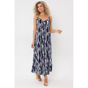 Сарафан женский №057914 "С-Штрихи" кулирка (р-ры: 46-56) волна