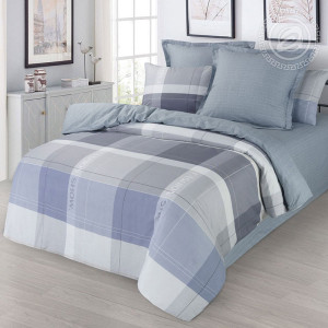 Постельное белье сатин "Джастин" (последний размер) 1.5-сп.