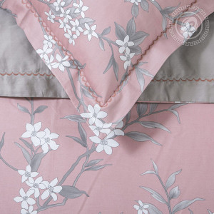 Постельное белье мако-сатин "Версалия" (последний размер) 2-сп.евр