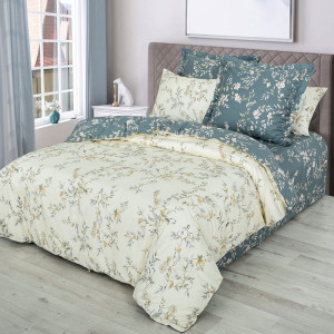 Постельное белье сатин "Бетти" в подарочной коробке (последний размер) 2-сп.евр