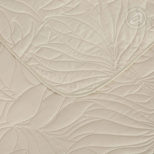 Покрывало полисатин ультрастеп "Ваниль" с кантом (последний размер) 240х215