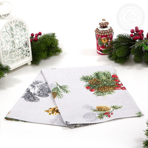 Полотенце кухонное рогожка "Серебряный звон" (последний размер) 50х70