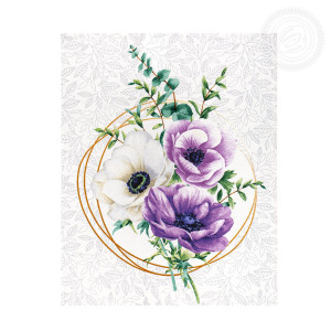 Набор кухонный из 2-х полотенец рогожка "Серенада" (последний размер) 45х60