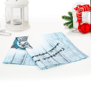 Набор кухонный из 3-х полотенец рогожка "Маркос" (последний размер) 45х60