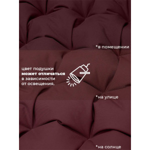 Матрас для садовой мебели двухсторонний непромокаемый Bio-Line 059345 бордовый