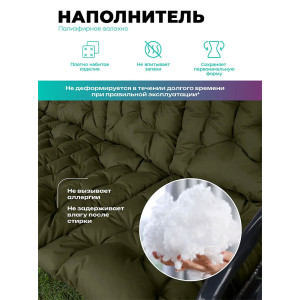 Матрас для садовых качелей двухсторонний непромокаемый Bio-Line 059342 хаки