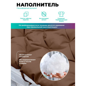 Матрас для садовой мебели двухсторонний непромокаемый Bio-Line 059338 коричневый