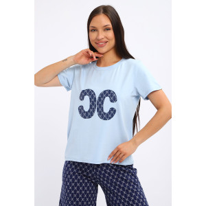 Костюм двойка женский К3199.2 кулирка (р-ры: 46-60)