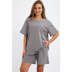 Костюм двойка женский №273.1 кулирка (р-ры: 48-58) зеленый