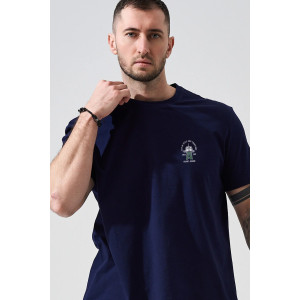 Пижама мужская "Авангард" 2390-К/Ф кулирка-фланель (р-ры: 48-58) чернильный