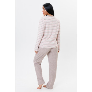 Костюм двойка женский №1827/2 махра (последний размер) бежевый 50,54,58 Костюм двойка женский №1827/2 махра (последний размер) бежевый 50,54,58