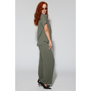 Брюки женские №2291 (рост 172) жатка (р-ры: 44-58) хаки