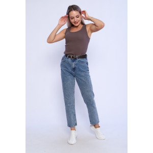 Майка женская WМЖ0030 кашкорсе (р-ры: XS-XXL) кофейный Майка женская WМЖ0030 кашкорсе (р-ры: XS-XXL) кофейный