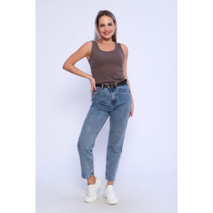 Майка женская WМЖ0030 кашкорсе (р-ры: XS-XXL) кофейный Майка женская WМЖ0030 кашкорсе (р-ры: XS-XXL) кофейный
