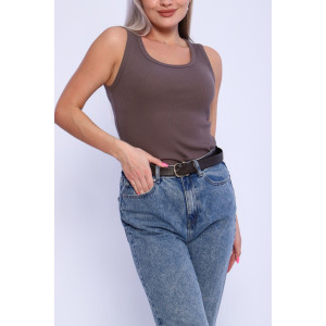 Майка женская WМЖ0030 кашкорсе (р-ры: XS-XXL) кофейный Майка женская WМЖ0030 кашкорсе (р-ры: XS-XXL) кофейный