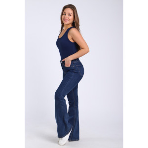 Майка женская WМЖ0030 кашкорсе (р-ры: XS-XXL) синий Майка женская WМЖ0030 кашкорсе (р-ры: XS-XXL) синий