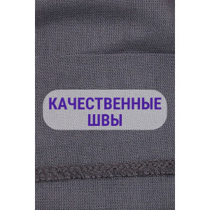 Шорты женские №059906 лён смесовый (р-ры: 46-52) серый Шорты женские №059906 лён смесовый (р-ры: 46-52) серый