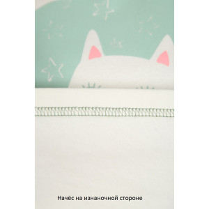 Пижама женская №1029 футер 2-х нитка с начесом (р-ры: 46-54) светло-зеленый