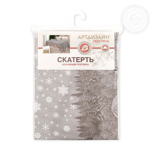 Скатерть из рогожки "Музыка зимы" Скатерть из рогожки "Музыка зимы"