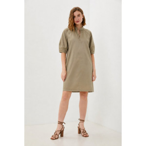 Платье женское "Этно Х" сатин (р-ры: XS-XXL) хаки Платье женское "Этно Х" сатин (р-ры: XS-XXL) хаки
