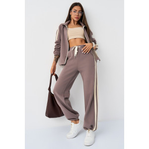 Костюм двойка женский №059831 11 хлопок стрейч (р-ры: M-XL) серый Костюм двойка женский №059831 11 хлопок стрейч (р-ры: M-XL) серый