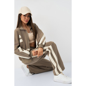 Костюм двойка женский №059820 10 хлопок стрейч (р-ры: 42-46) хаки Костюм двойка женский №059820 10 хлопок стрейч (р-ры: 42-46) хаки