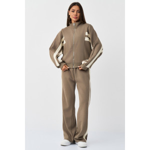 Костюм двойка женский №059820 10 хлопок стрейч (р-ры: 42-46) хаки Костюм двойка женский №059820 10 хлопок стрейч (р-ры: 42-46) хаки