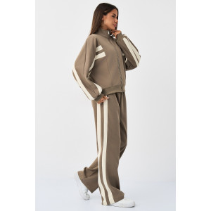 Костюм двойка женский №059820 10 хлопок стрейч (р-ры: 42-46) хаки Костюм двойка женский №059820 10 хлопок стрейч (р-ры: 42-46) хаки