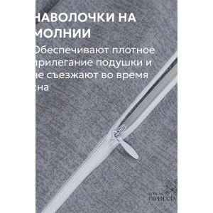 Набор для сна (простыня на резинке + 2 наволочки 50х70) поплин 059645/059847/059855 серый Набор для сна (простыня на резинке + 2 наволочки 50х70) поплин 059645/059847/059855 серый