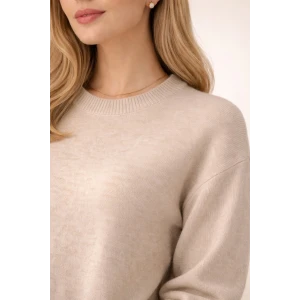Джемпер женский №2701 "Eco Cashmere Beige" эко-кашемир (последний размер) светло-бежевый 42-50 Джемпер женский №2701 "Eco Cashmere Beige" эко-кашемир (последний размер) светло-бежевый 42-50