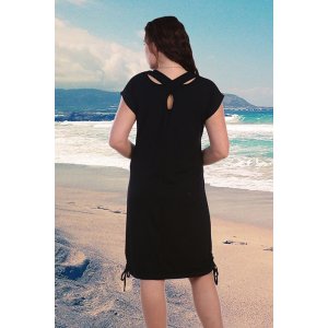 Платье женское №1132 вискоза (р-ры: 48-62) черный