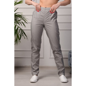 Медицинские женские брюки М-302 Элит-145 (р-ры: 40-58) серый